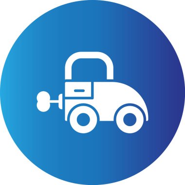 Web Kullanımı için Araba Oyuncağı Basit Vektör Simgesi