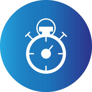 Web kullanımı için Basit Vektör Simgesi Stopwatch