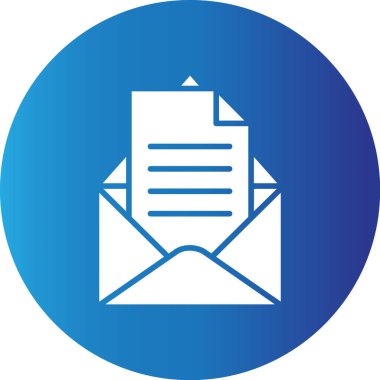 Web kullanımı için Basit E- posta Vektörü Simgesi