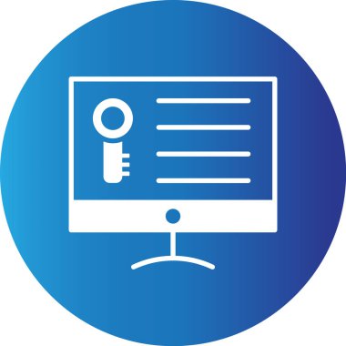 Web kullanımı için Anahtar Dünyası Basit Vektör Simgesi