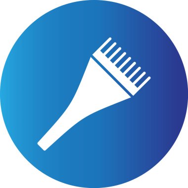 Web kullanımı için Saç Boyası Fırçası Basit Vektör Simgesi