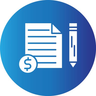 Web kullanımı için İçerik Yazımı Basit Vektör Simgesi