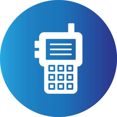 Web kullanımı için Telsiz Telsizi Basit Vektör Simgesi