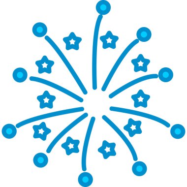 Web kullanımı için Havai fişekler Basit Vektör Simgesi