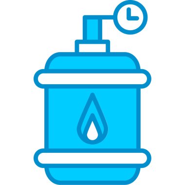 Web kullanımı için Gaz Şişesi Basit Vektör Simgesi