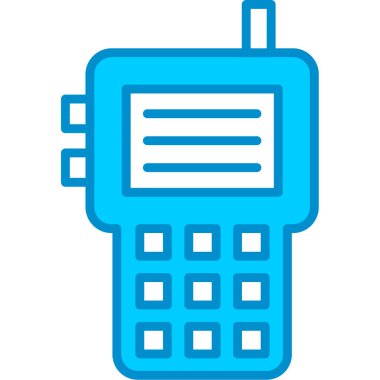 Web kullanımı için Telsiz Telsizi Basit Vektör Simgesi