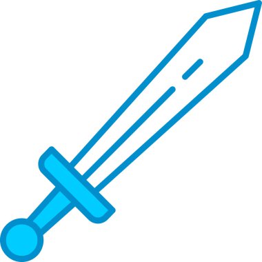 Web Kullanımı için Kılıç Basit Vektör Simgesi