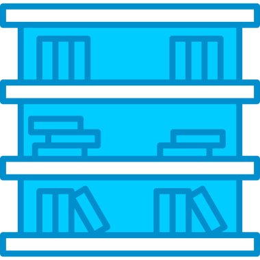 Web Kullanımı için Kütüphane Basit Vektör Simgesi