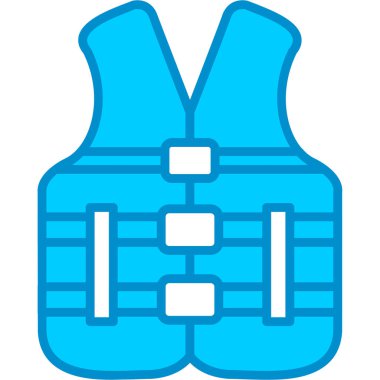 Web kullanımı için Hayat Ceketi Basit Vektör Simgesi