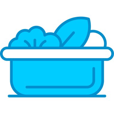 Web kullanımı için basit vektör simgesi salatası