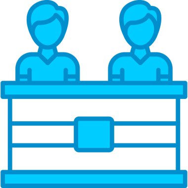 Web Kullanımı için Jüri Basit Vektör Simgesi