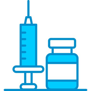 Web kullanımı için Aşı Basit Vektör Simgesi