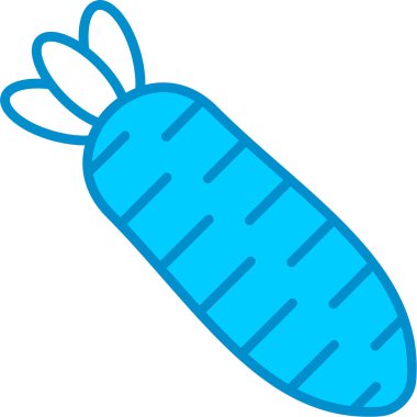 Web kullanımı için Havuç Basit Vektör Simgesi