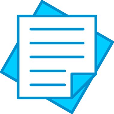 Web kullanımı için Yapışkan Not Basit Vektör Simgesi