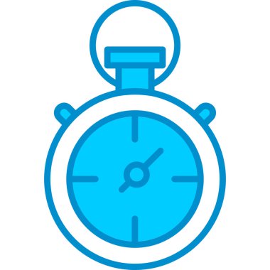 Web kullanımı için Basit Vektör Simgesi Stopwatch
