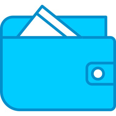 Web kullanımı için Cüzdan Basit Vektör Simgesi