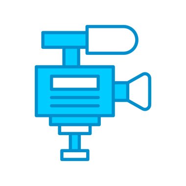 Web kullanımı için Video Kamera Basit Vektör Simgesi