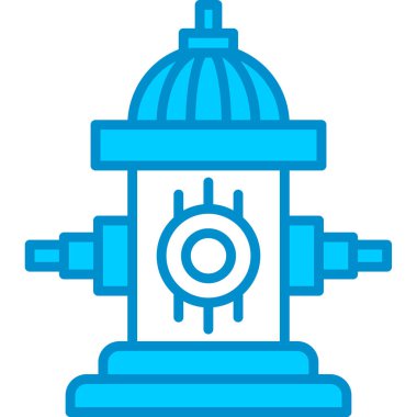 Web kullanımı için Yangın Hidranı Basit Vektör Simgesi