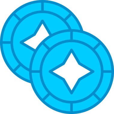 Web kullanımı için Çipler Basit Vektör Simgesi