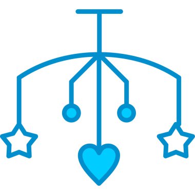 Web kullanımı için Beşik Oyuncağı Basit Vektör Simgesi