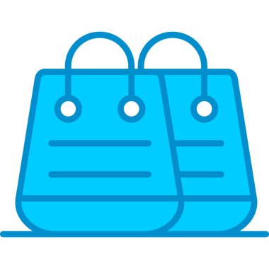 Web kullanımı için Alışveriş Torbası Basit Vektör Simgesi