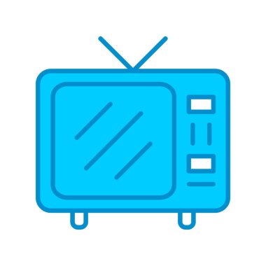 Web kullanımı için Televizyon Basit Vektör Simgesi
