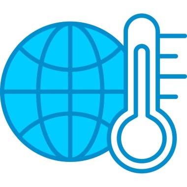 Web kullanımı için Küresel Isınma Basit Vektör Simgesi