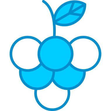 Web kullanımı için Basit Üzüm Vektörü Simgesi