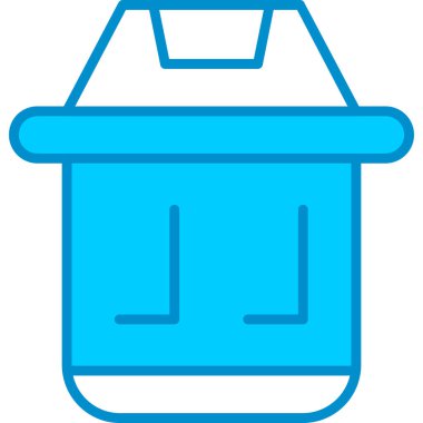 Web kullanımı için Çöp Kutusu Basit Vektör Simgesi