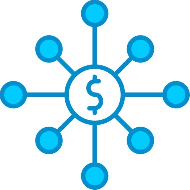 Web kullanımı için Toplu Finansman Basit Vektör Simgesi