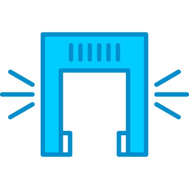 Web kullanımı için Metal Detektörü Basit Vektör Simgesi