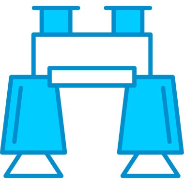 Web kullanımı için Dürbünler Basit Vektör Simgesi