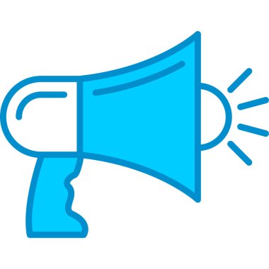 Web kullanımı için Megafon Basit Vektör Simgesi