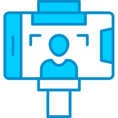 Web Kullanımı için Selfie Basit Vektör Simgesi