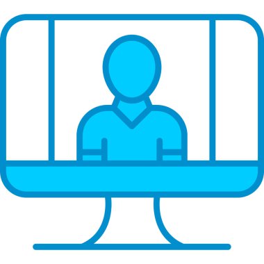 Web kullanımı için Kullanıcı Adı Basit Vektör Simgesi