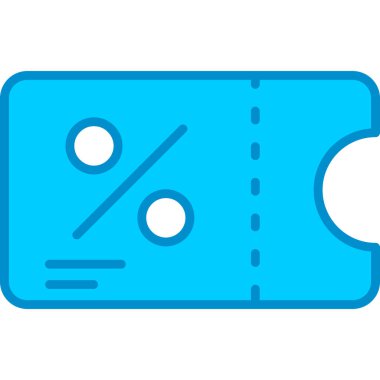 Web kullanımı için İndirim Faturası Basit Vektör Simgesi