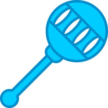 Web kullanımı için Basit Vektör Simgesini Çıngırakla