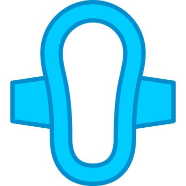 Web kullanımı için Hijyenik Havlu Basit Vektör Simgesi