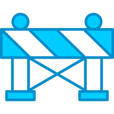 Web kullanımı için Bariyer Basit Vektör Simgesi