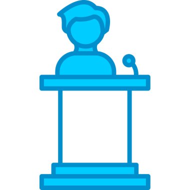 Web kullanımı için Konuşma Basit Vektörü Simgesi