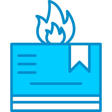 Ateş, Anlaşma, Kutu, Alev, Sıcak, Hediye, İş Güvenliği Web Kullanımı İçin Basit Vektör Simgesi