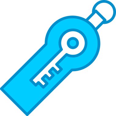 Web kullanımı için Güvenlik Simgesi Basit Vektör Simgesi