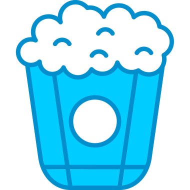 Web kullanımı için patlamış mısır Basit Vektör Simgesi