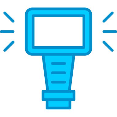 Web kullanımı için Fotoğraf Makinesi Flash Basit Vektör Simgesi