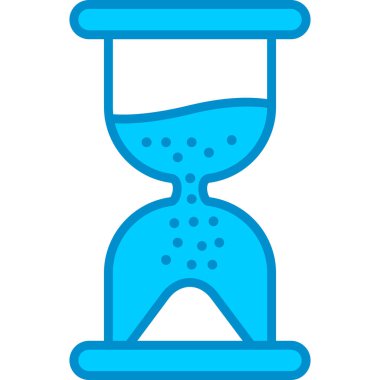 Web Kullanımı için Kum Saati Basit Vektör Simgesi