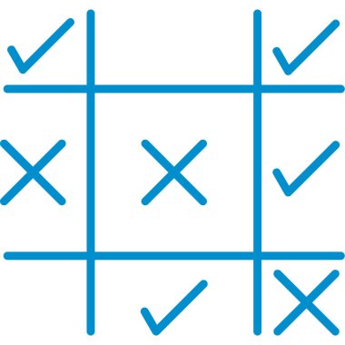 Web kullanımı için Tahta Oyunu Basit Vektör Simgesi