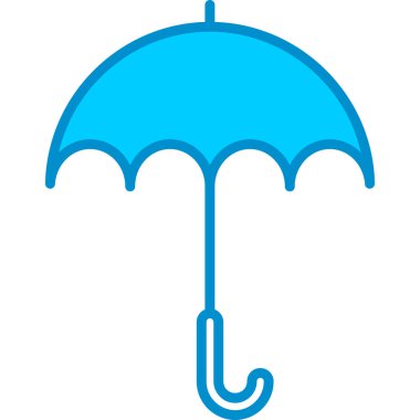 Web kullanımı için Şemsiye Basit Vektör Simgesi