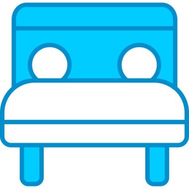 Web Kullanımı için Yatak Basit Vektör Simgesi