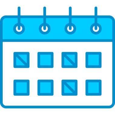 Web kullanımı için Basit Vektör Simgesi Zamanlaması