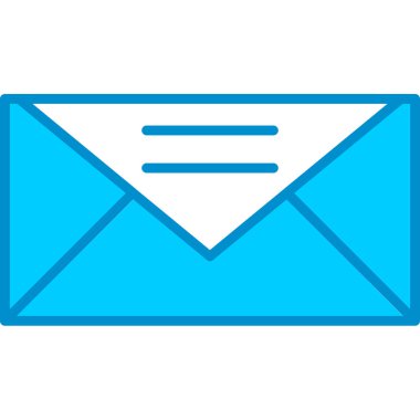 Web kullanımı için Basit E- posta Vektörü Simgesi